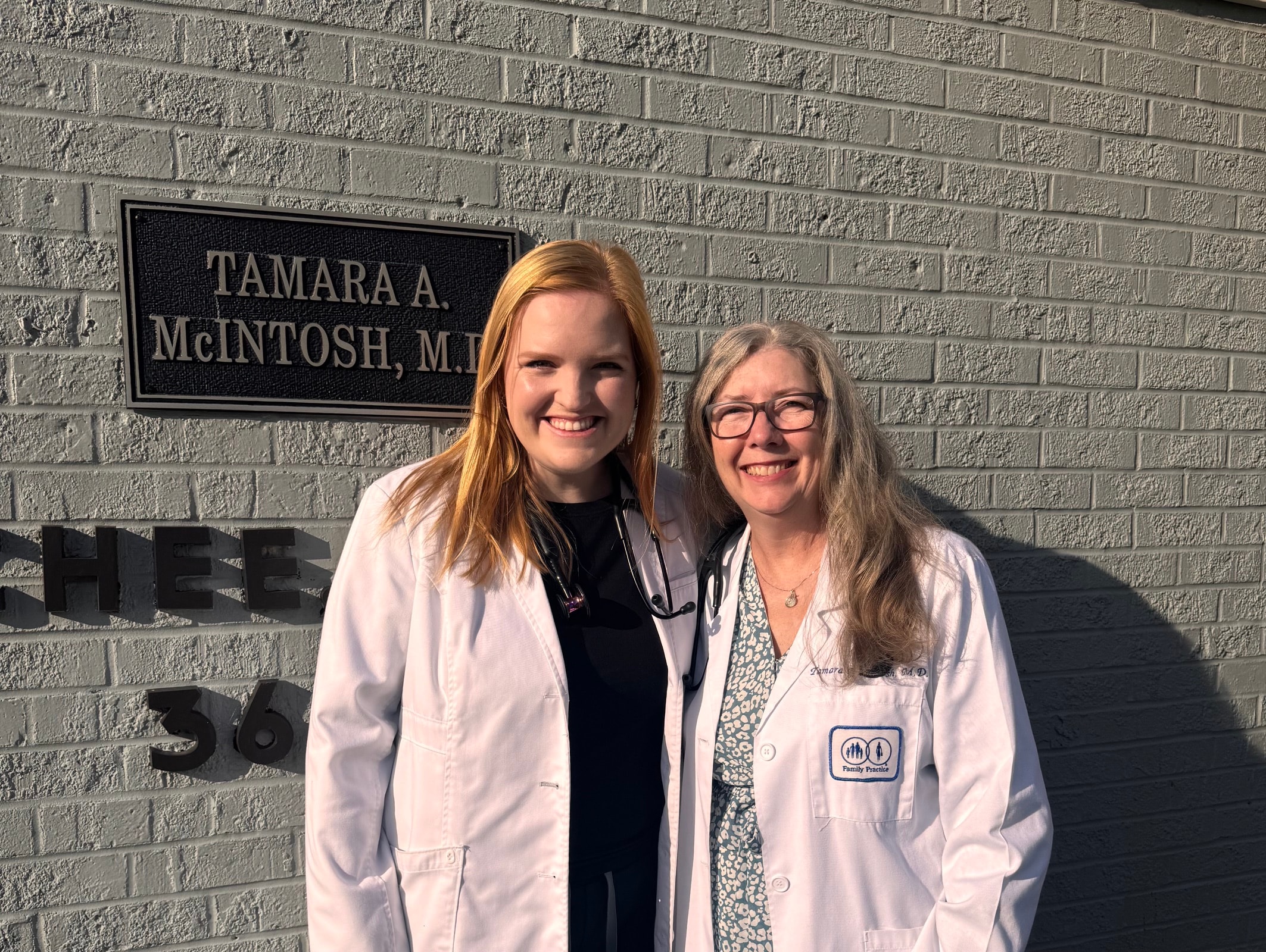 Friendly doctor with patient at Ohatchee Family Medical Clinic